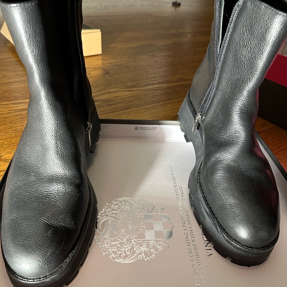 VINCE CAMUTO | NEFRAMES BOOTIE | 7.5 | BLACK | NEW- - Picture 14 of 14